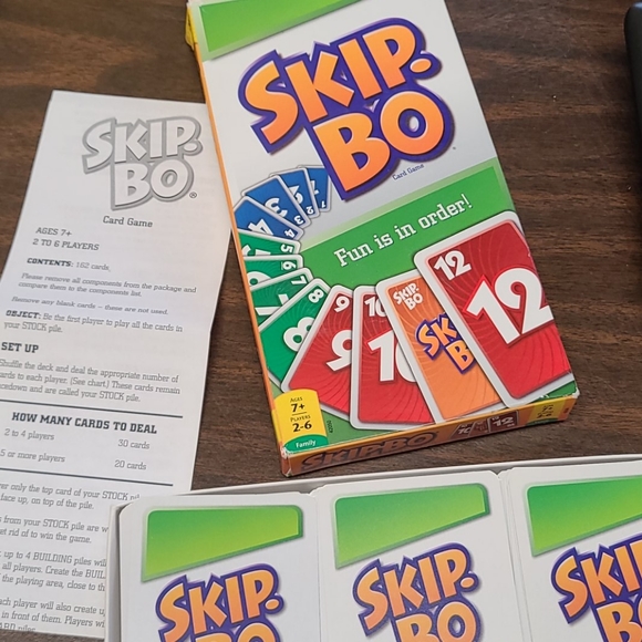 Skip-Bo Card Game